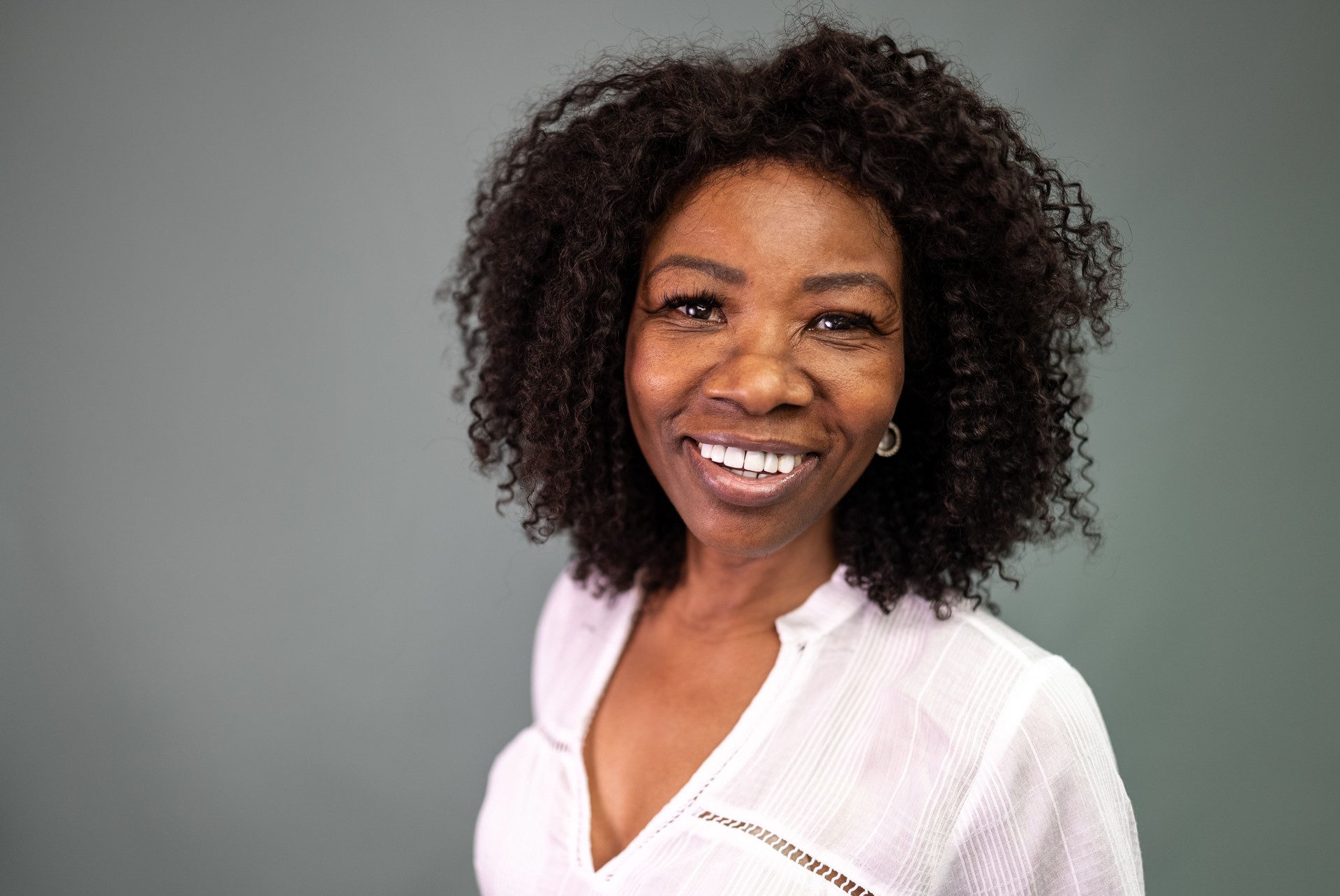 Portrait of a mature businesswoman in a studio shot